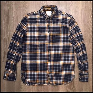 American Heritage Dawson & Brooks Plaid Flannel Button Up Shirt Men’s Size Large